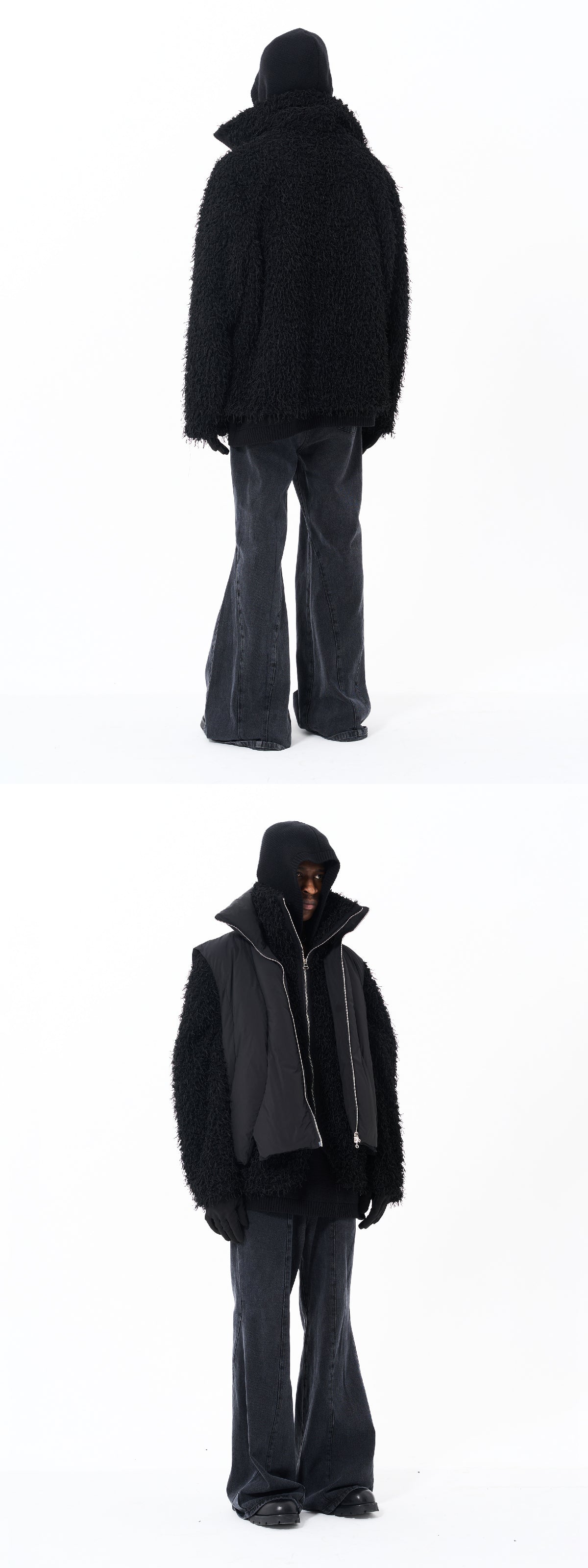 Special "rag" thick jacket