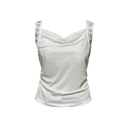 Studded Swing Neck Top