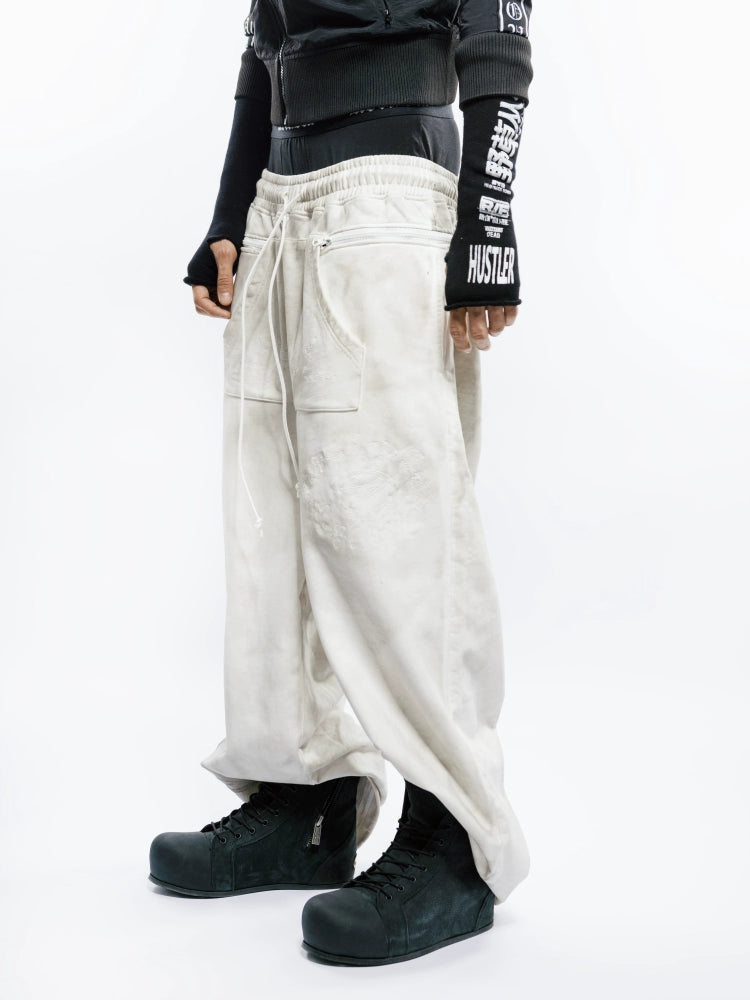 ROCKSTA X FVVO leather suede platform shoes