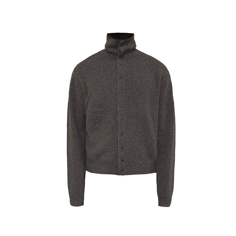 Floral Turtleneck Cardigan