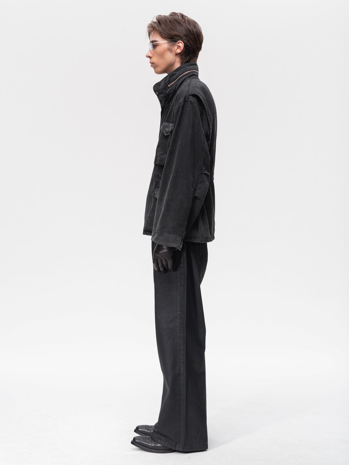 NIGHT RIDER Waxed Horn Jeans