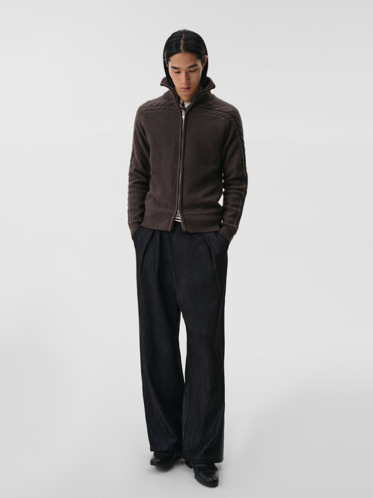 Arctic Velvet Cable Knit