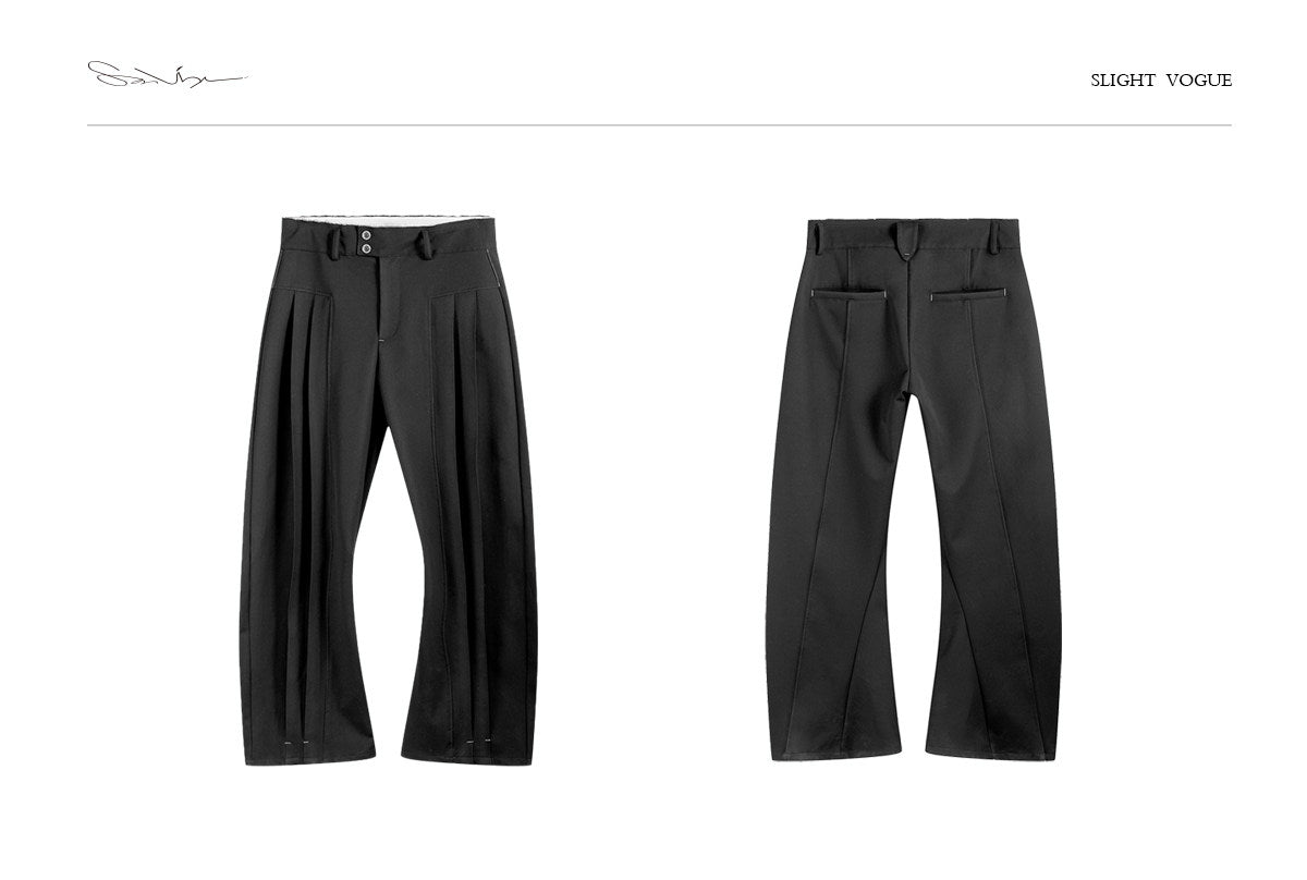 "Reverie" curved trousers