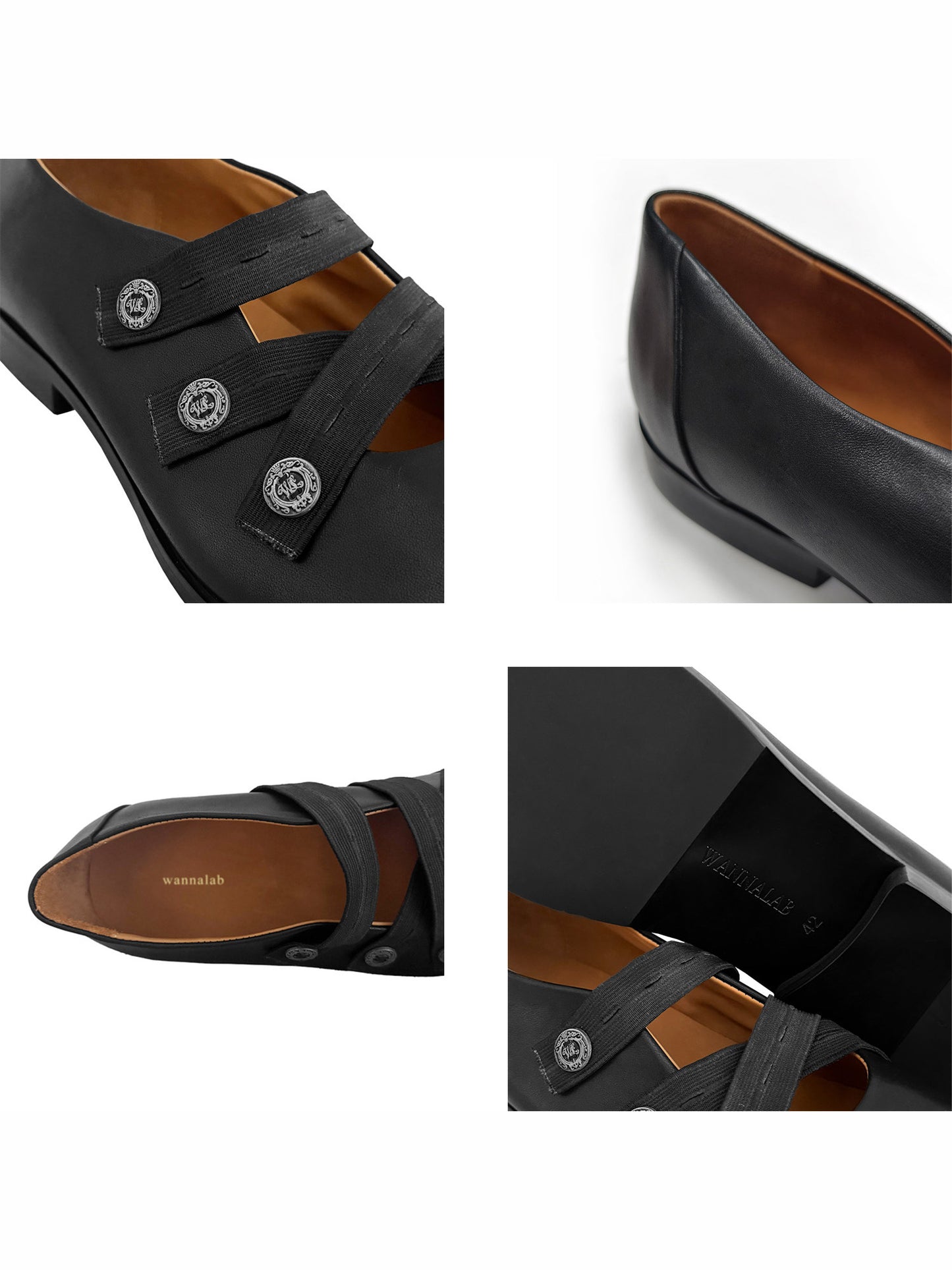 Silver buckle Mary Jane shoes