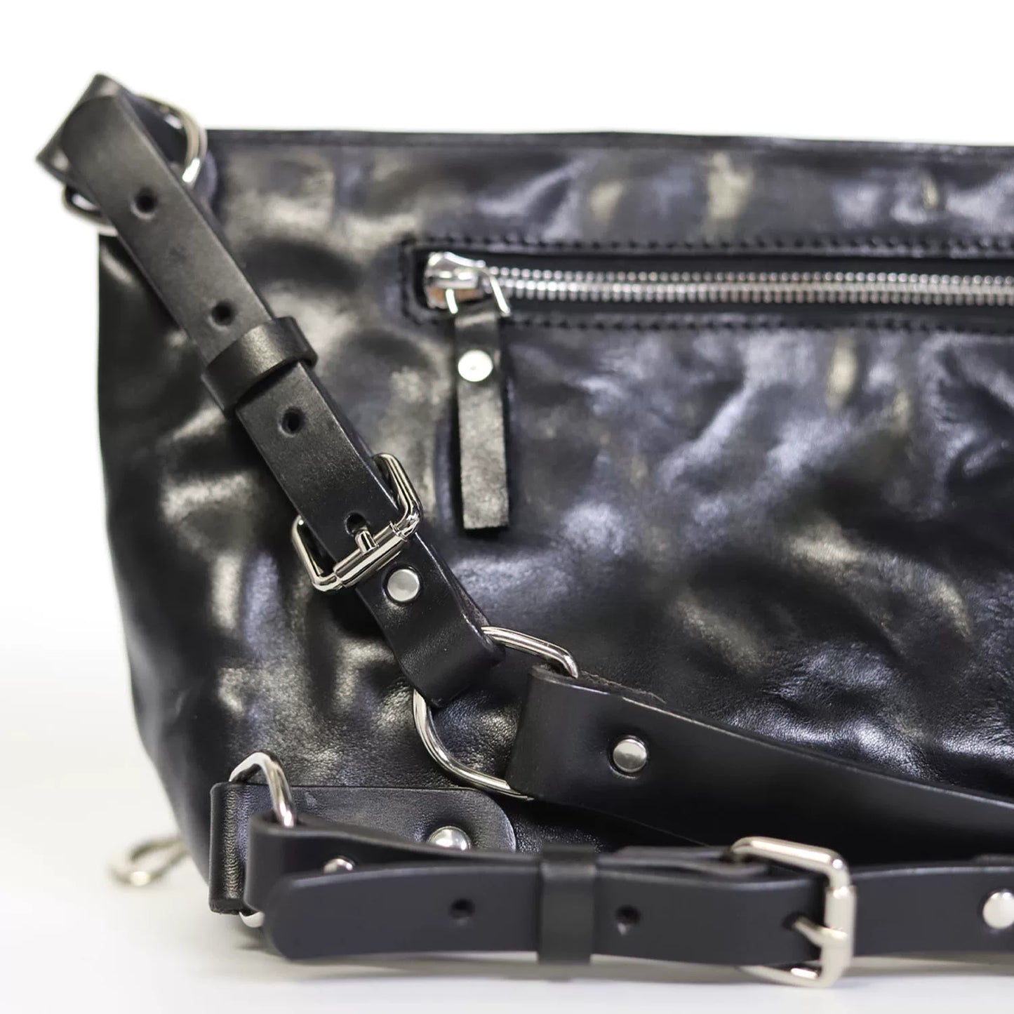 Double-strap half-moon Bag