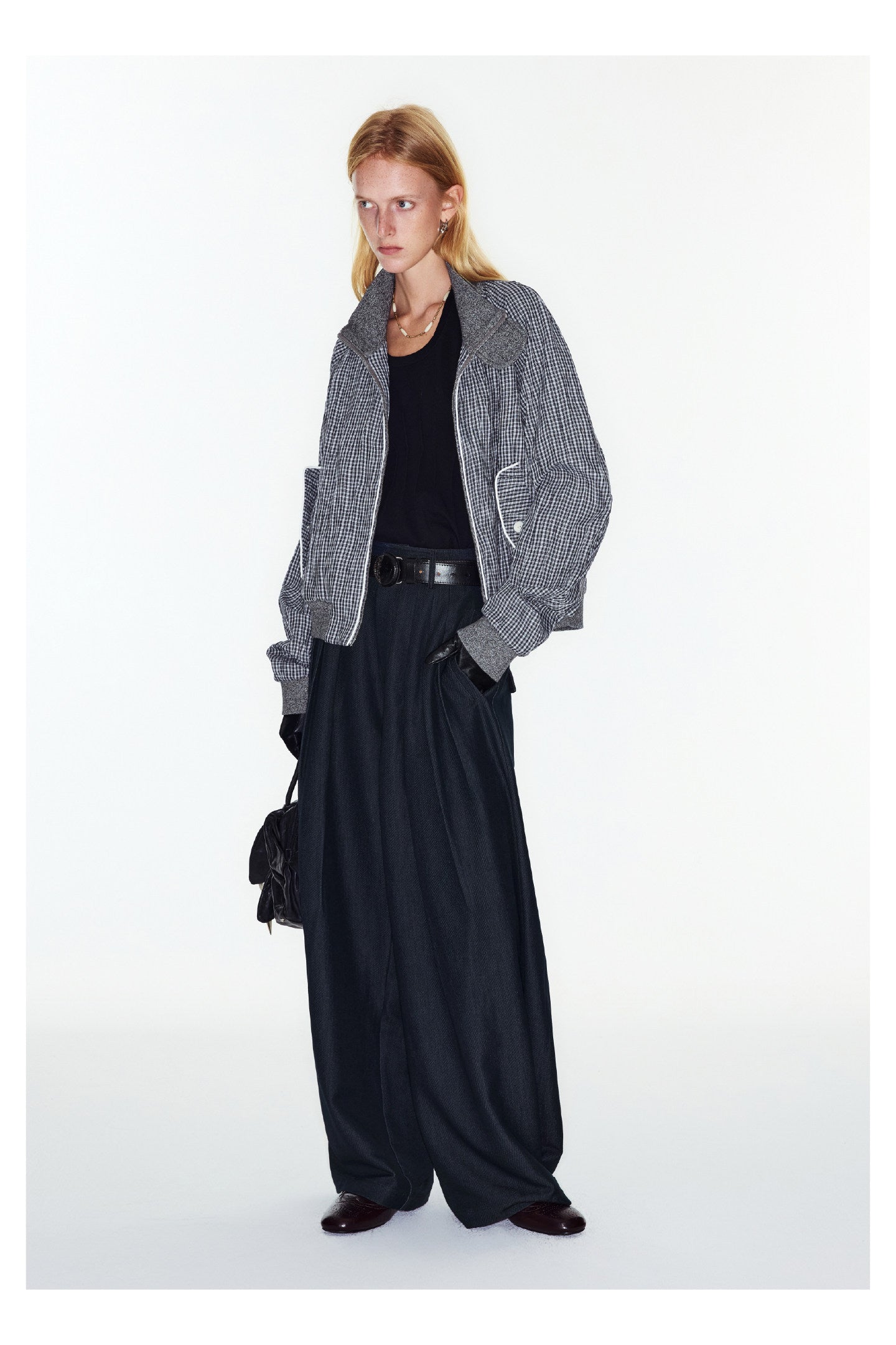 Loose banana denim pants