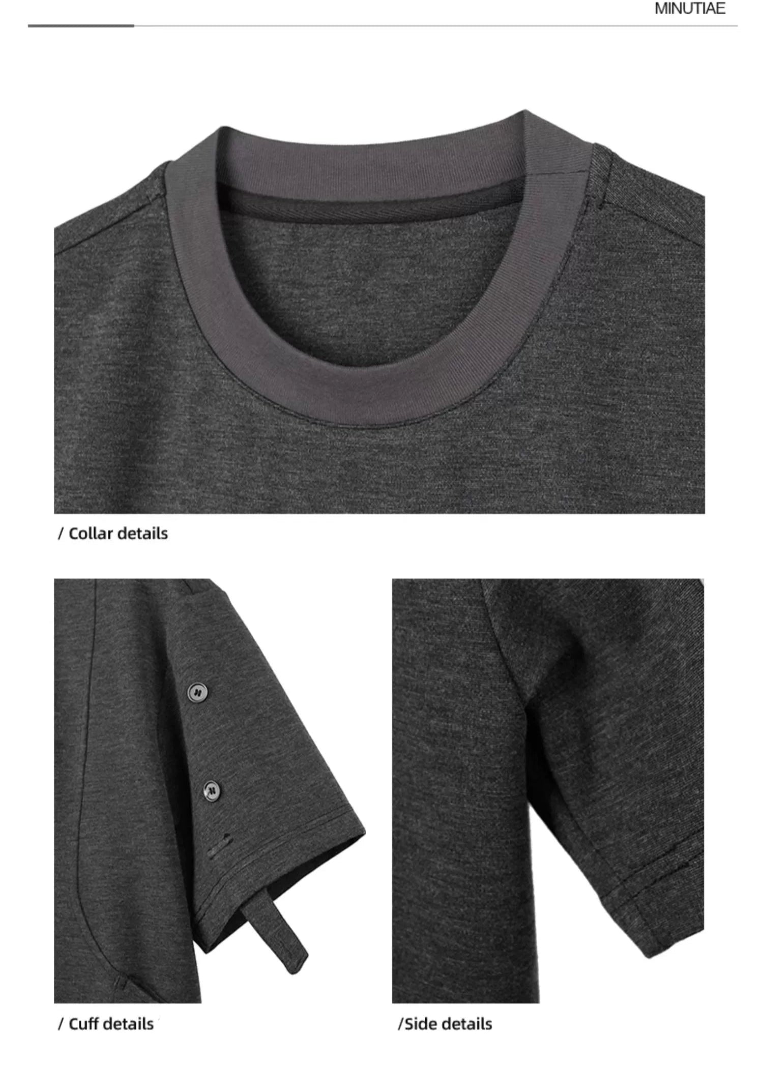 3D Structure Short Sleeve T-shirt