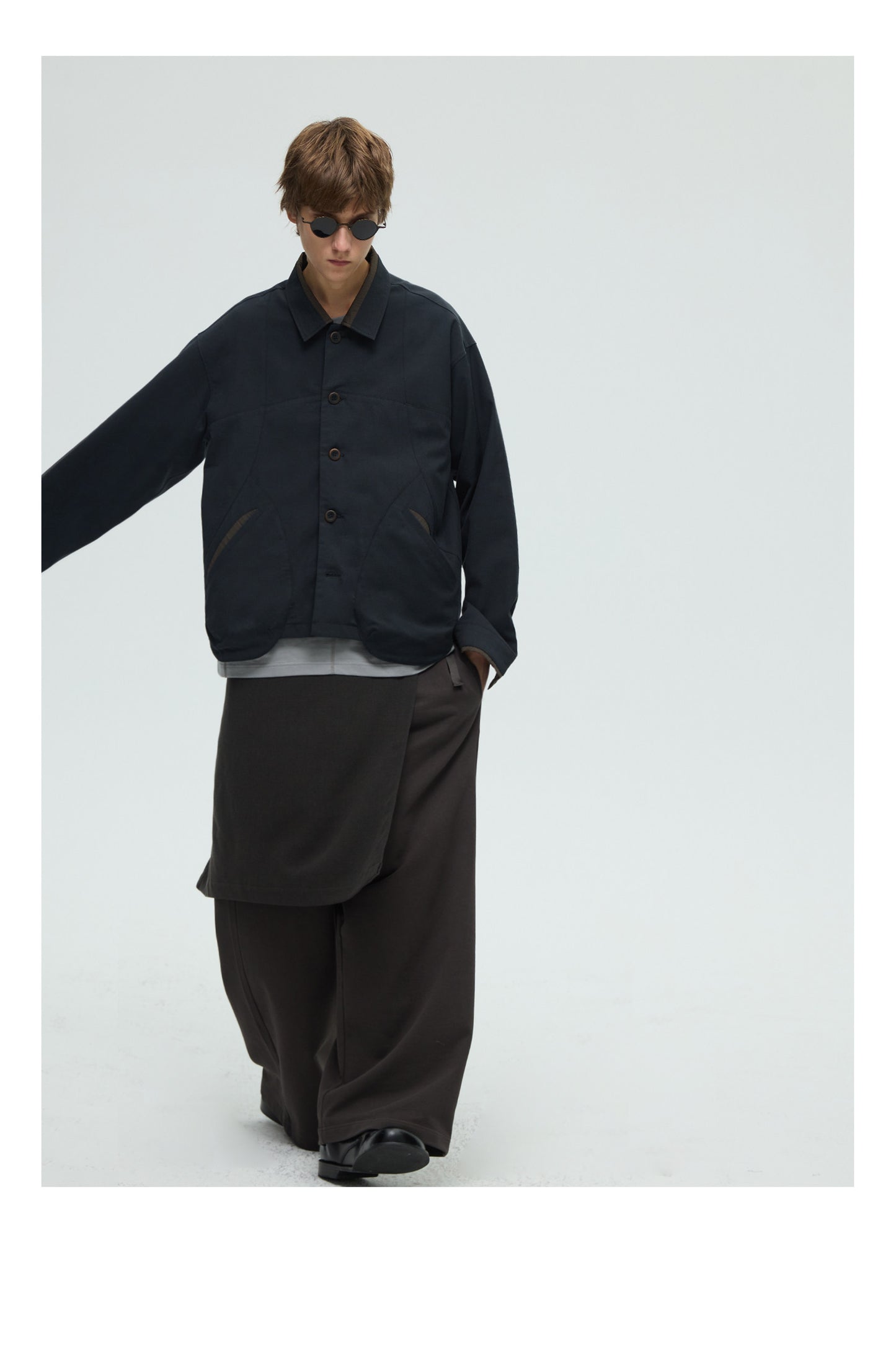 Patch Pocket Cropped Jacket