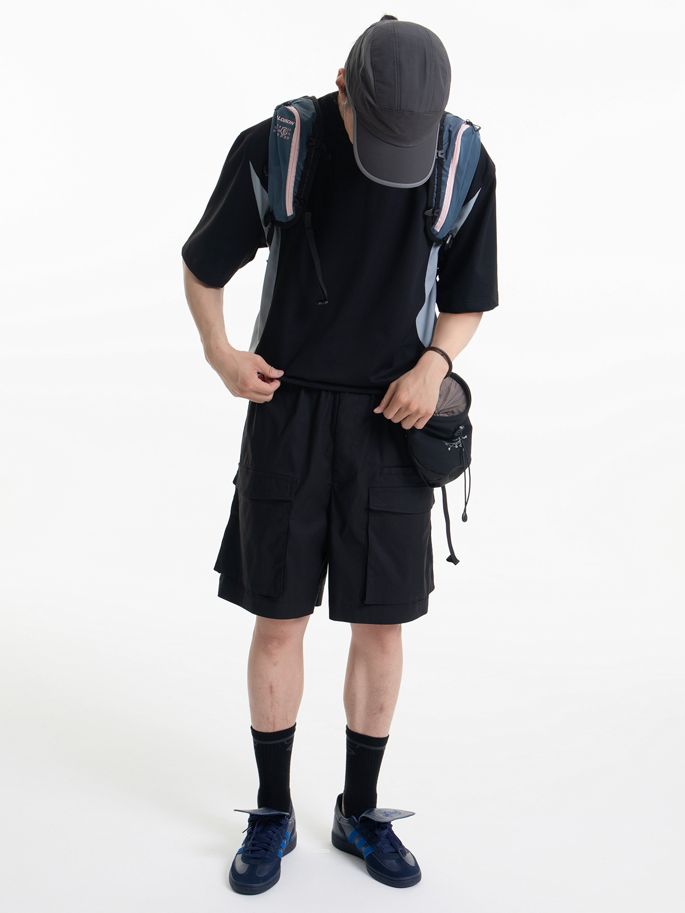 Stretch Panelled Short Sleeve T-shirt