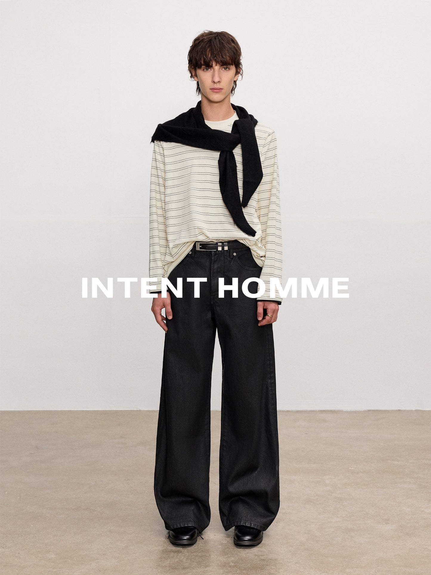 Wool-blend Triangle Scarf