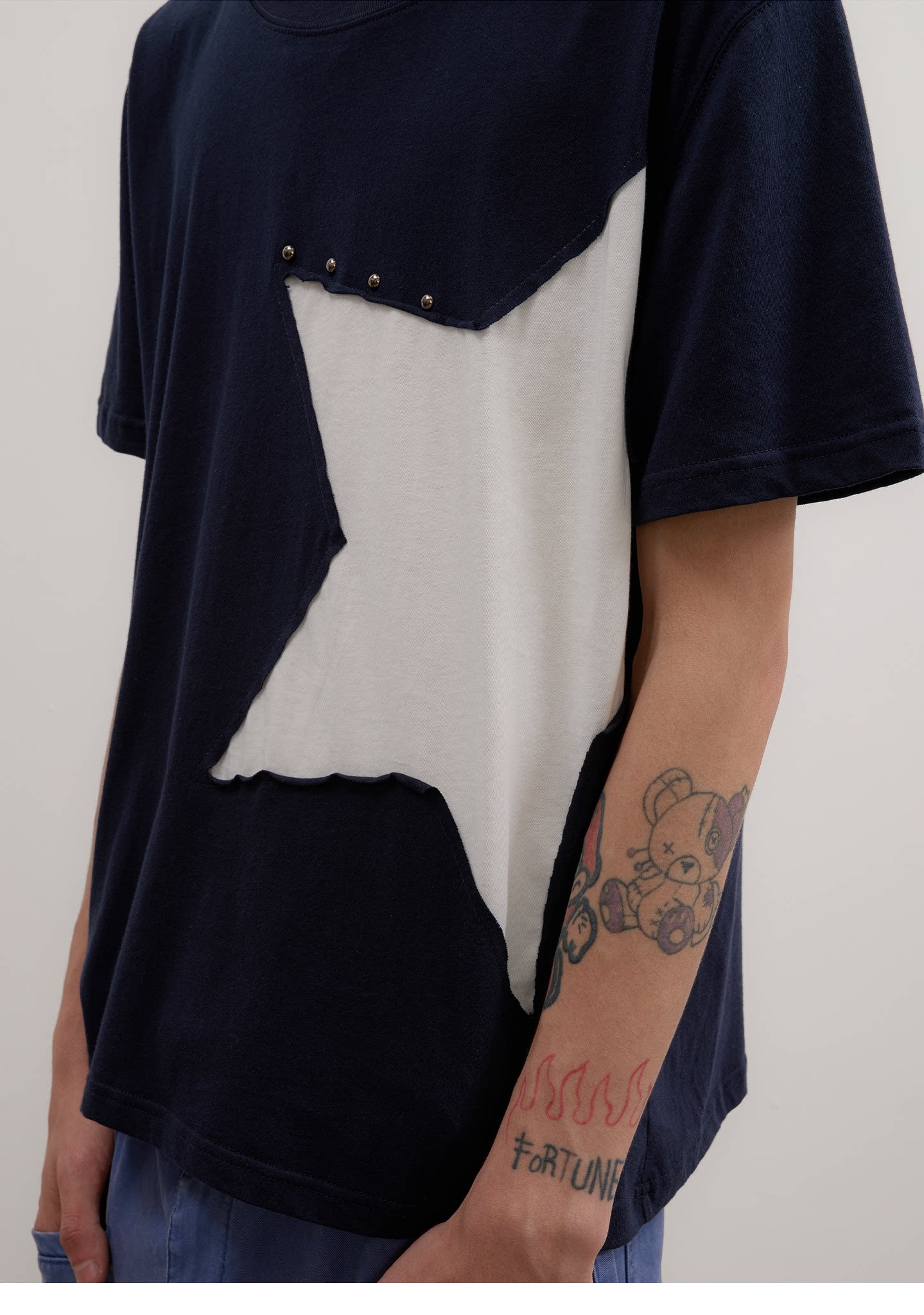 Pentagon Star studs T-Shirt