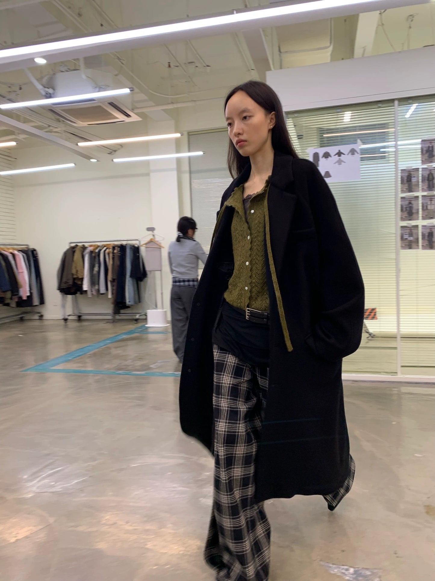 Flip Side Check Trousers