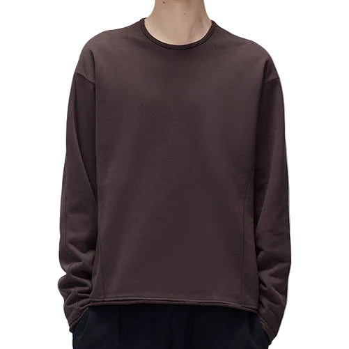 Heavy fleece warm long-sleeved T-shirt
