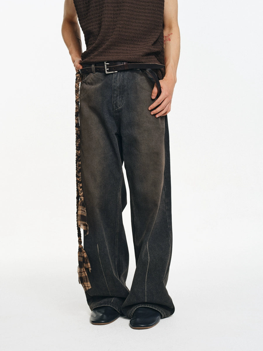 Distressed Blood Stain Jeans