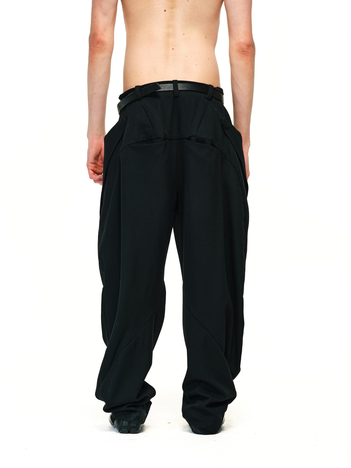 "MAESTRO"Spiral curved blade trousers