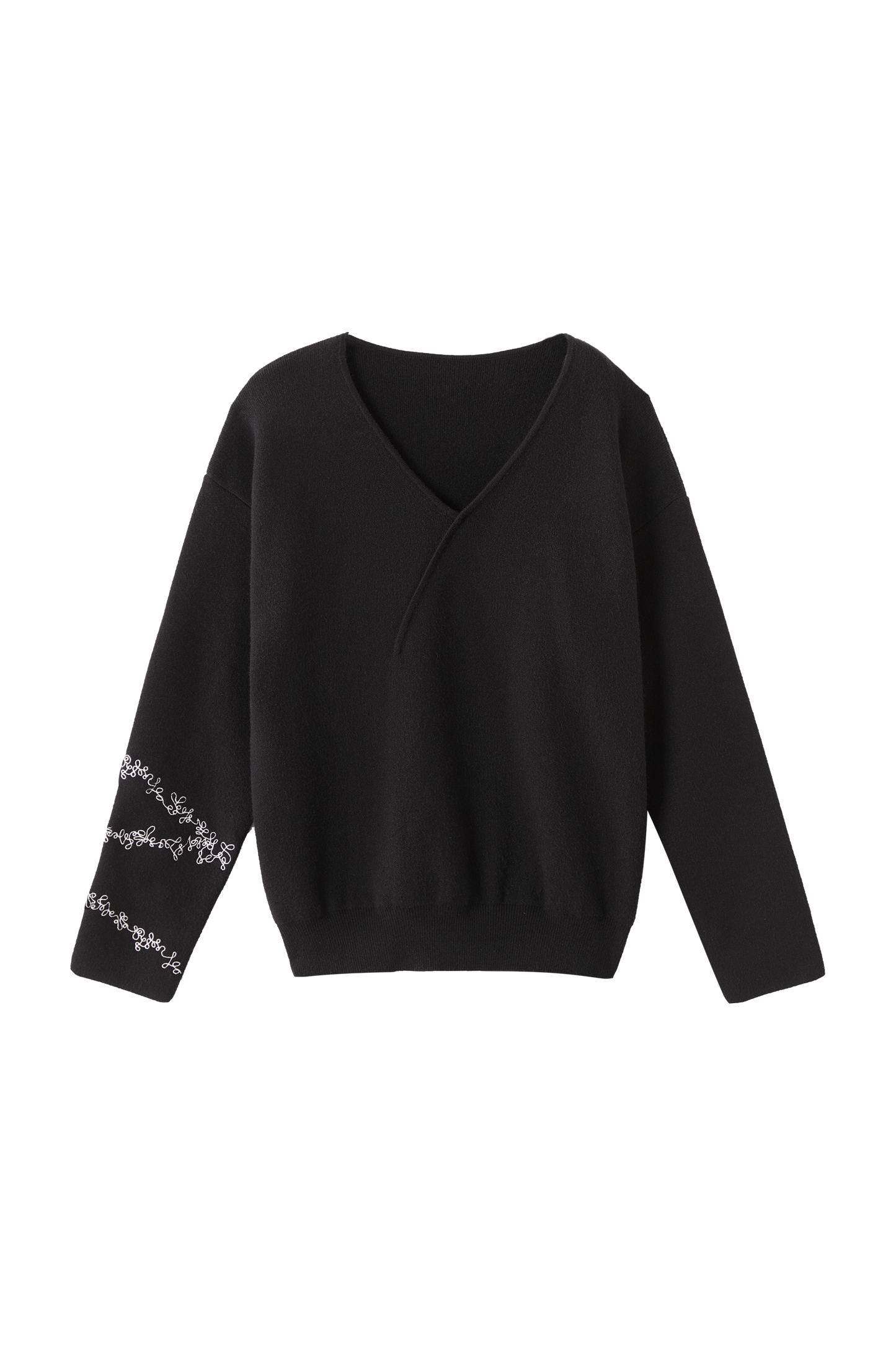 "Trekking Series" V layer embroidery sweat