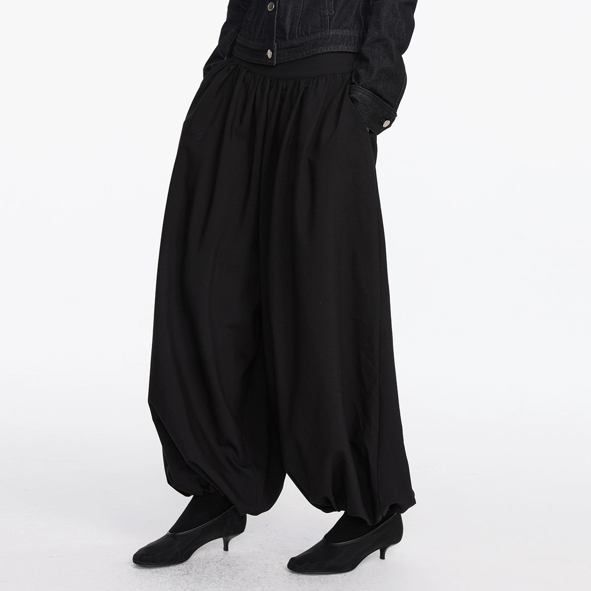 Balloon Wide Leg Pants