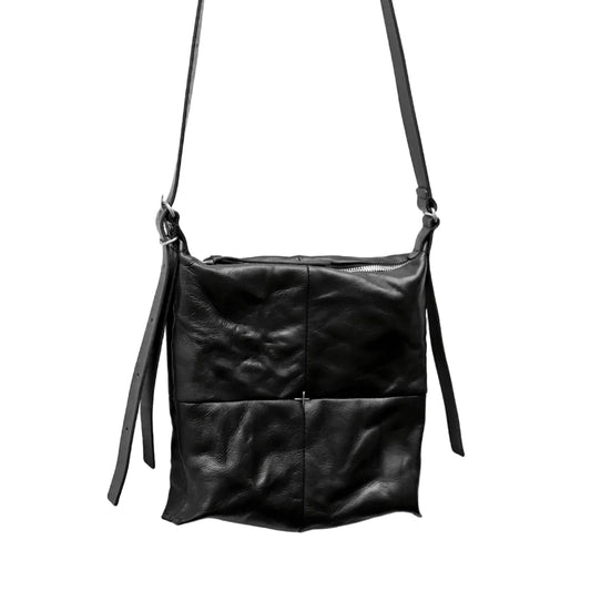 Cross trim crossbody bag