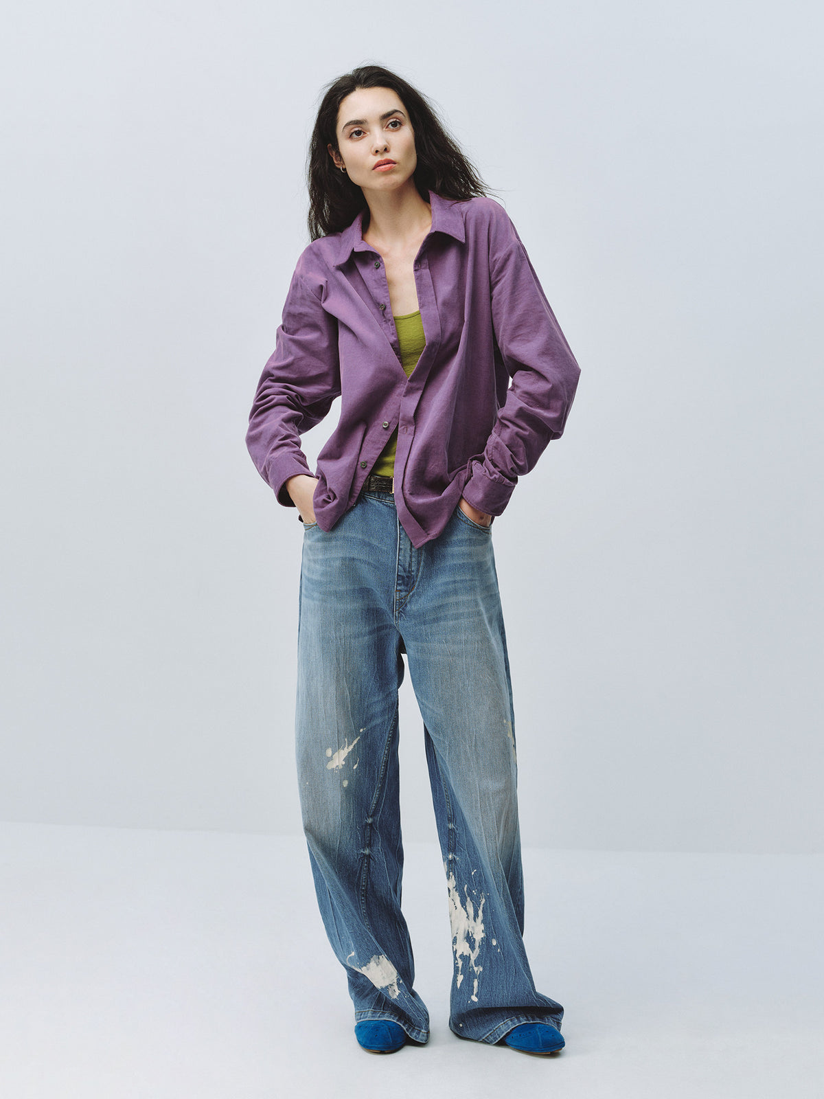 Paint Splatter Jeans