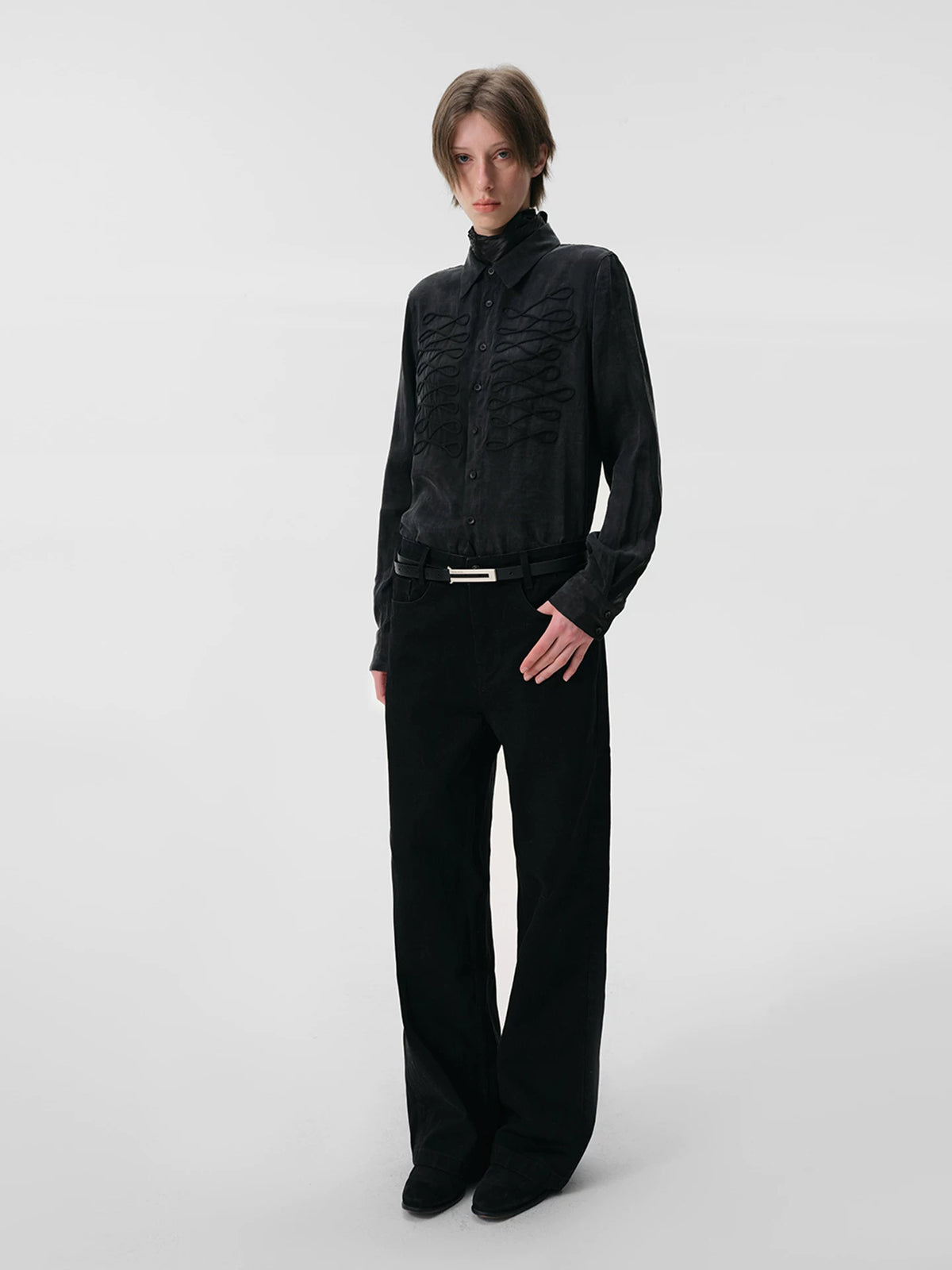 Napoleon embroidery shirt