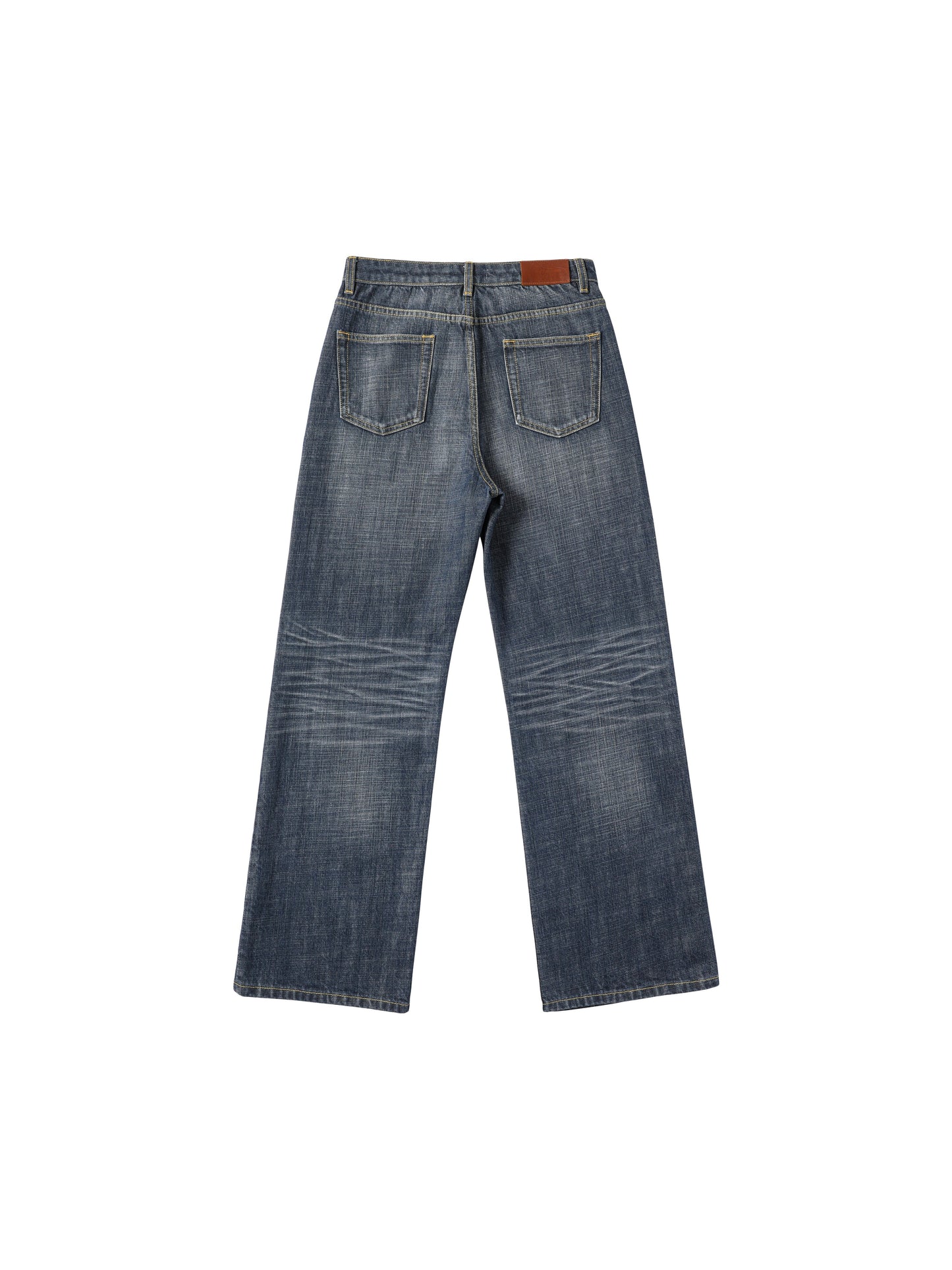 Vintage Ash Straight-Leg Jeans