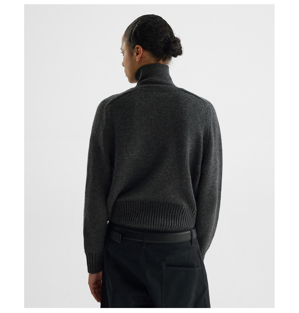 Double-row stand-collar long sleeve