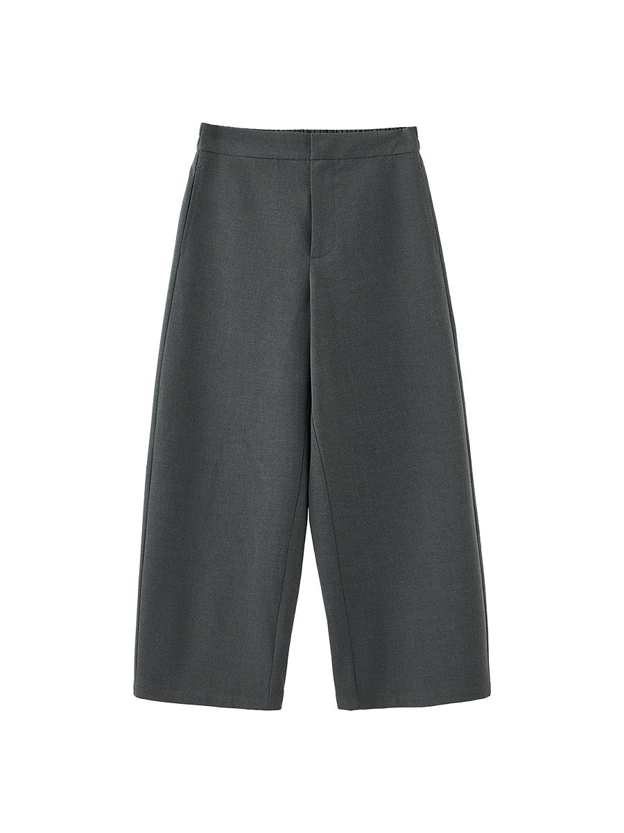 Dark Check Anti-Wrinkle Basic Pants