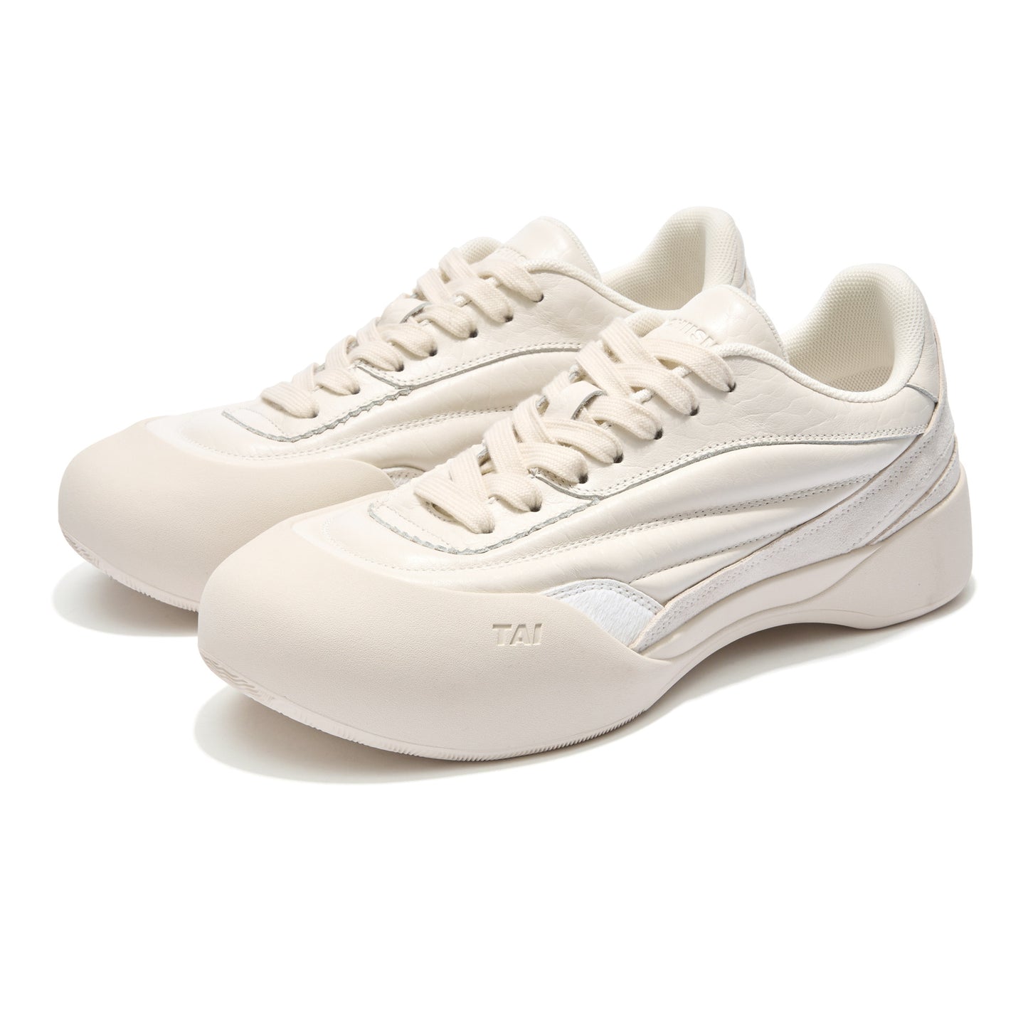 Cowhide Curve Stray Shoes