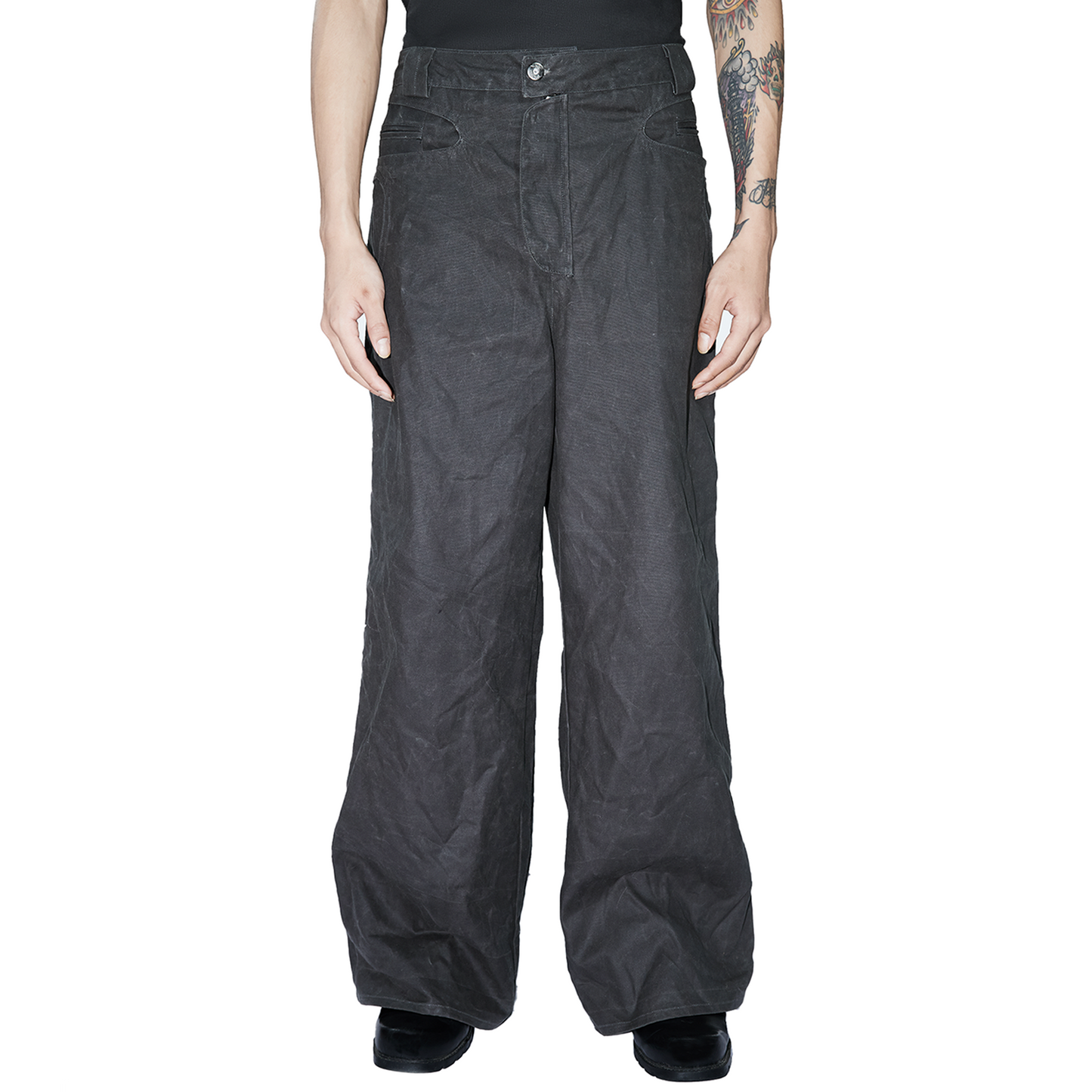 Oil Wax Vintage Canvas Heavy Cargo Pants
