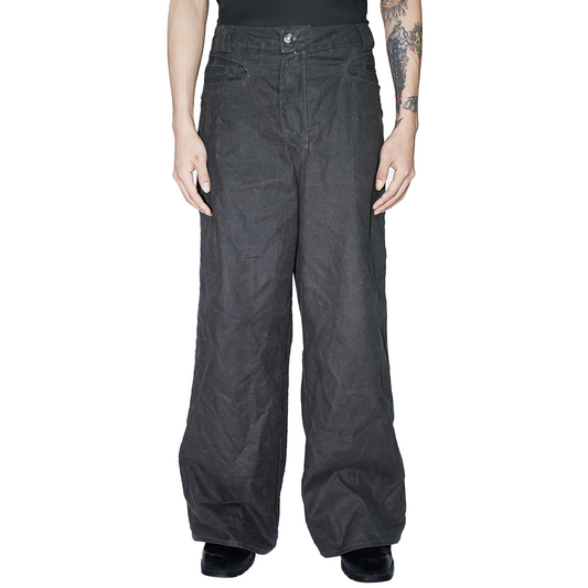 Oil Wax Vintage Canvas Heavy Cargo Pants