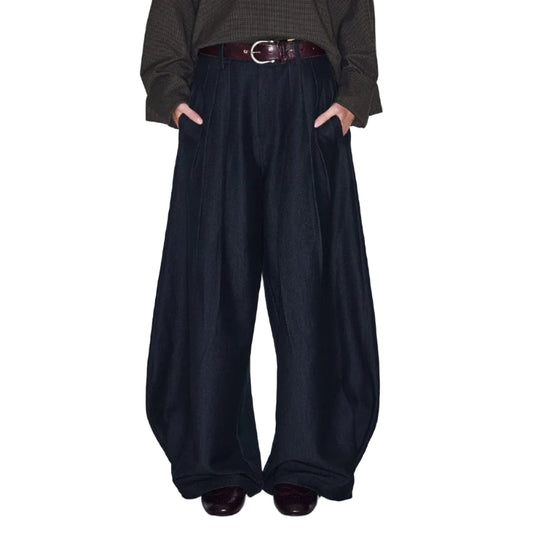 Loose banana denim pants