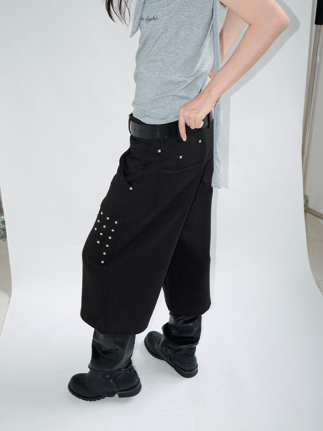 FUNKYFUN Rivet Six-Point Shorts