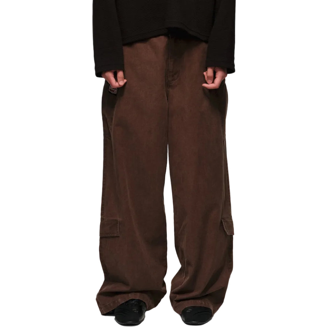 KAGAMI* multi-pocket loose cargo pants