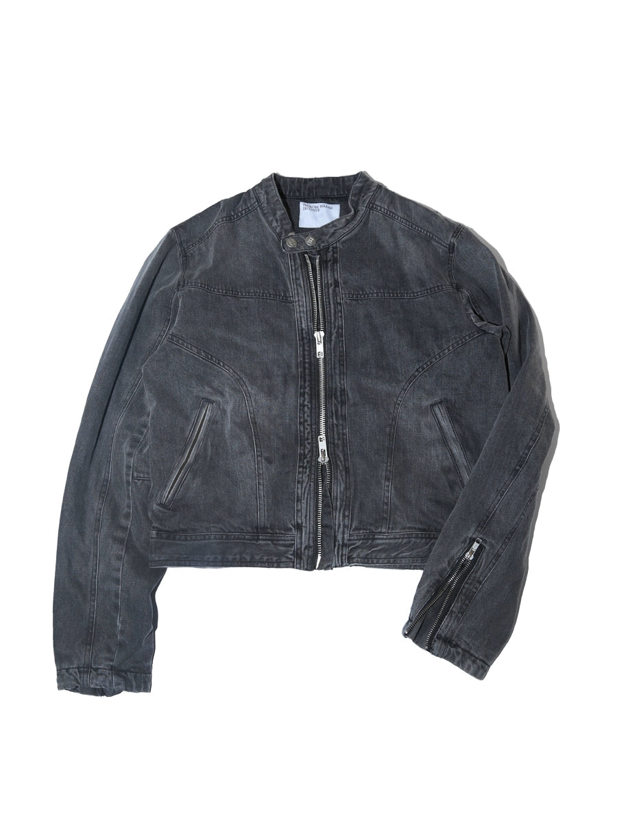 Distressed Heavy Denim Jacket
