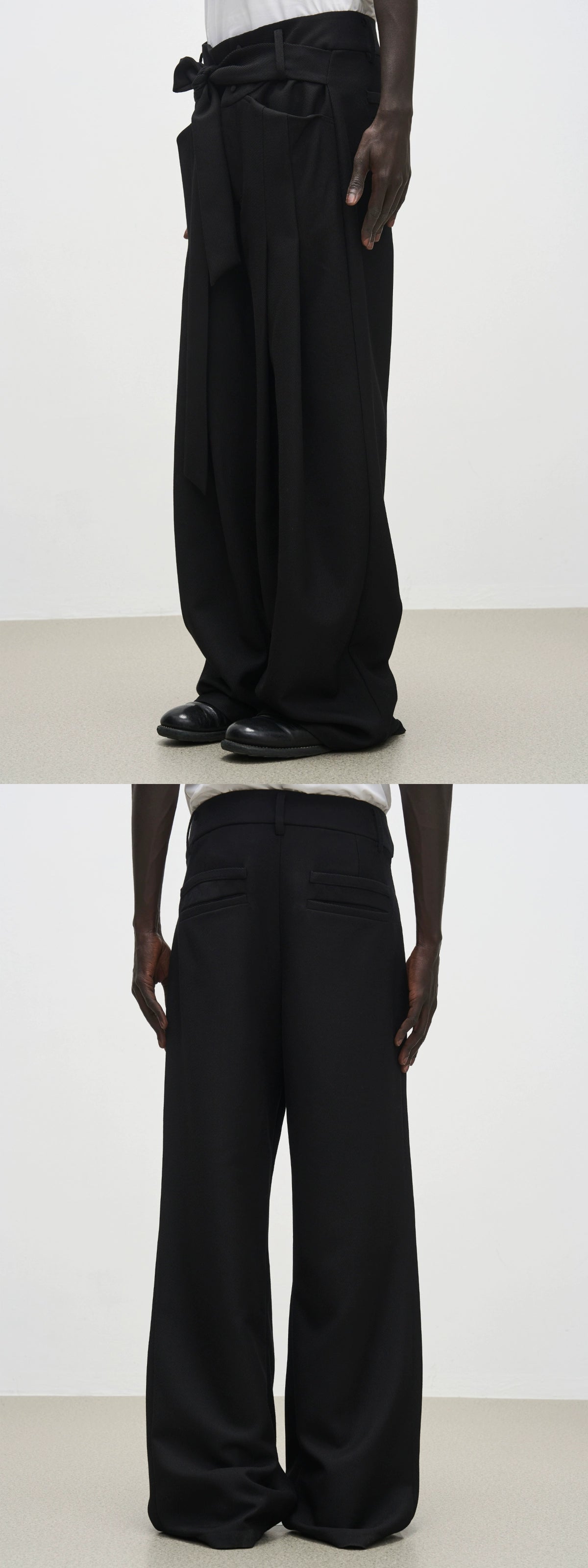 Wrapped Wide-leg Trouser