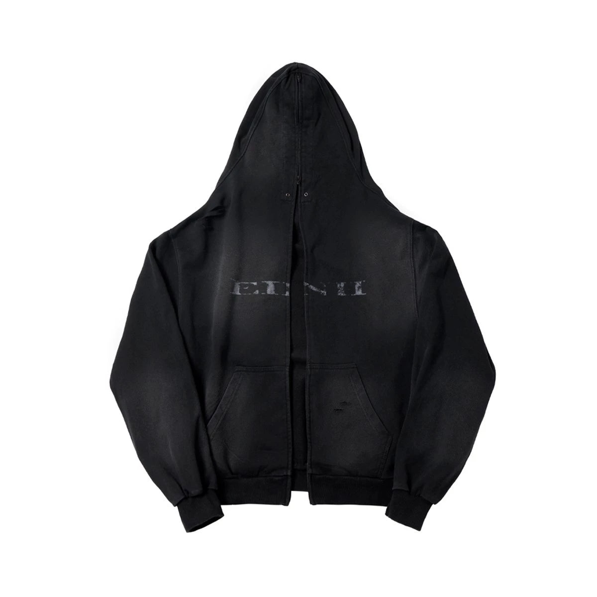 'EIN2' collection washed Hoodie