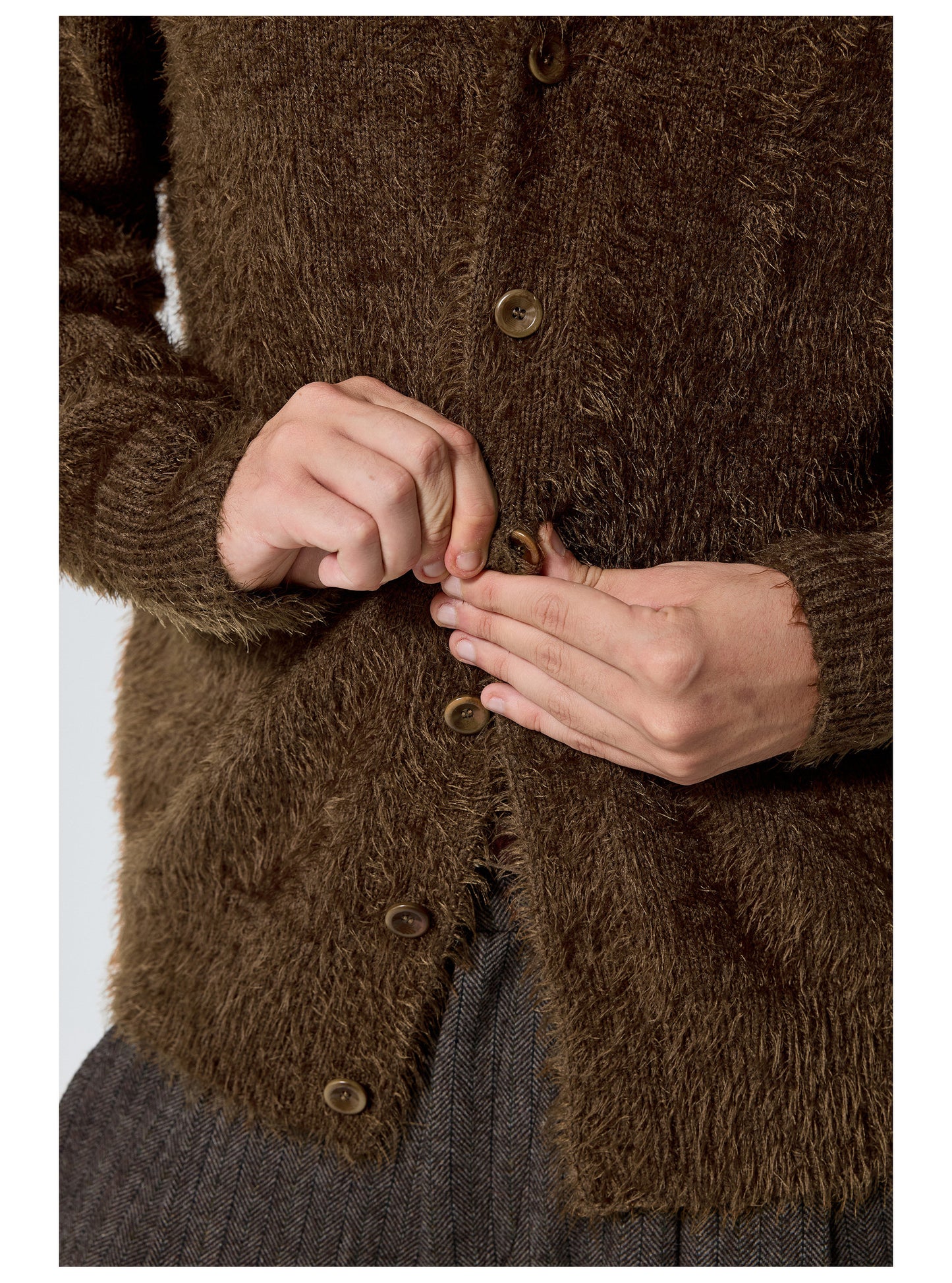 Wool Lazy Cardigan