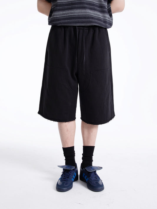 Terry Cotton drawstring Shorts