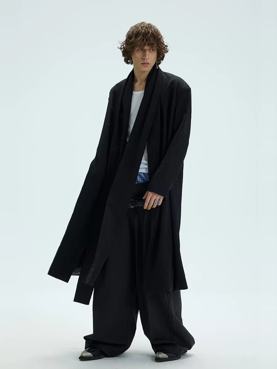 Scarf Docking Long Coat