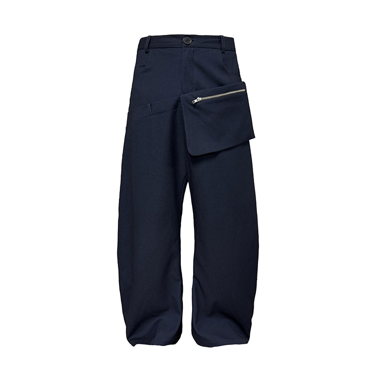 Double Waist Side Pocket Trouser
