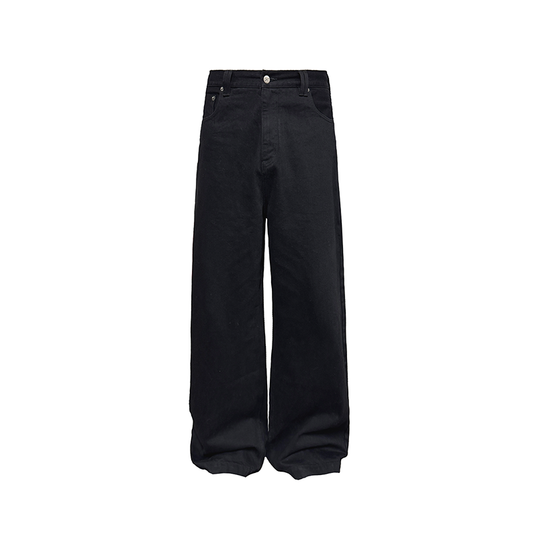 Slip Pocket Straight Jeans