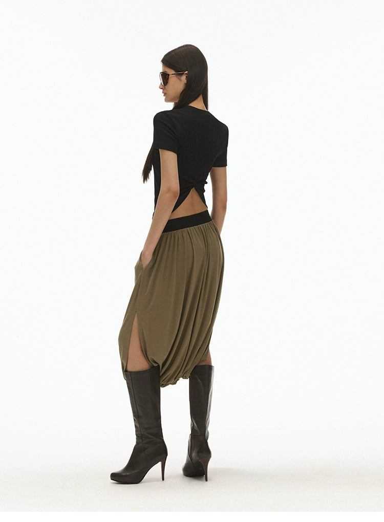 Cut slim short-sleeve T-shirt