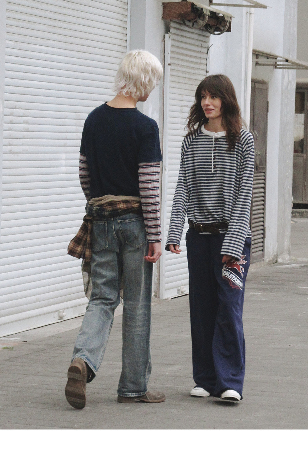 Striped Long Sleeve Millennial T-Shirt