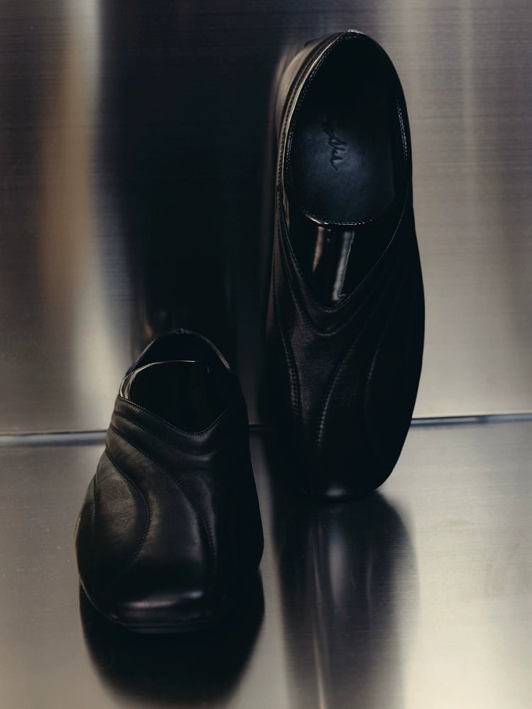 Racing Streamline Leather Shoes