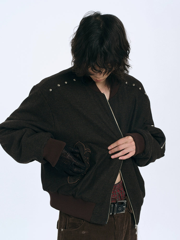 Clay Bomber Cotton Jacket
