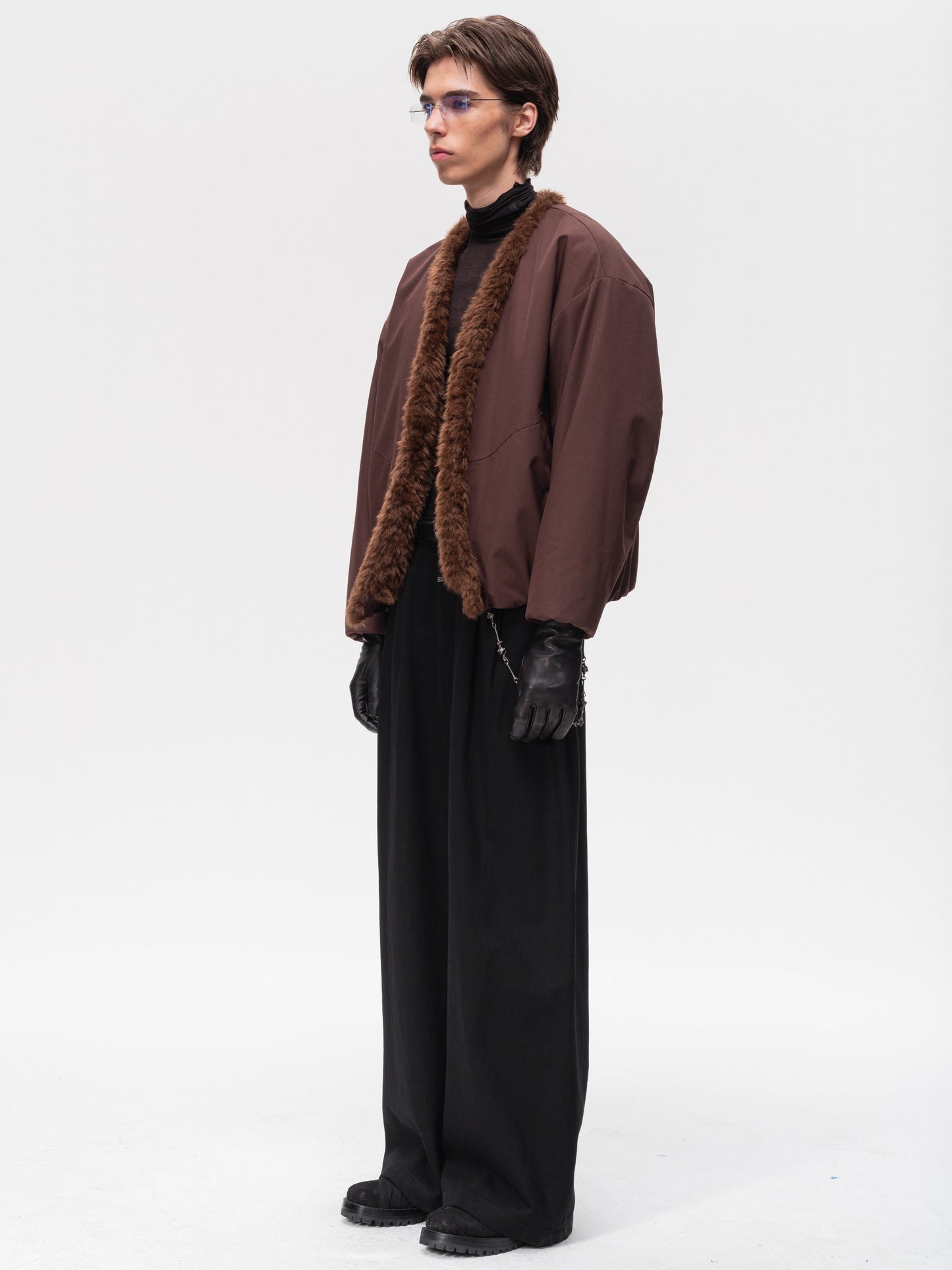 Midnight Wide-Leg Casual Pants