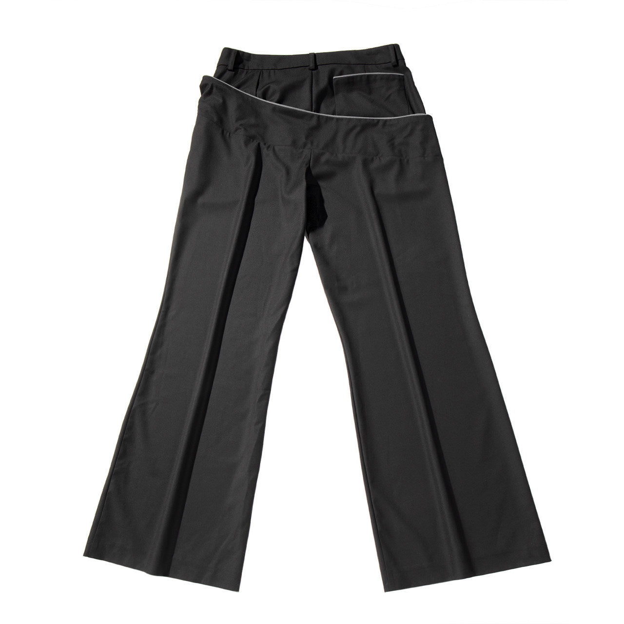 Locus Strap Panel Bootcut Trousers