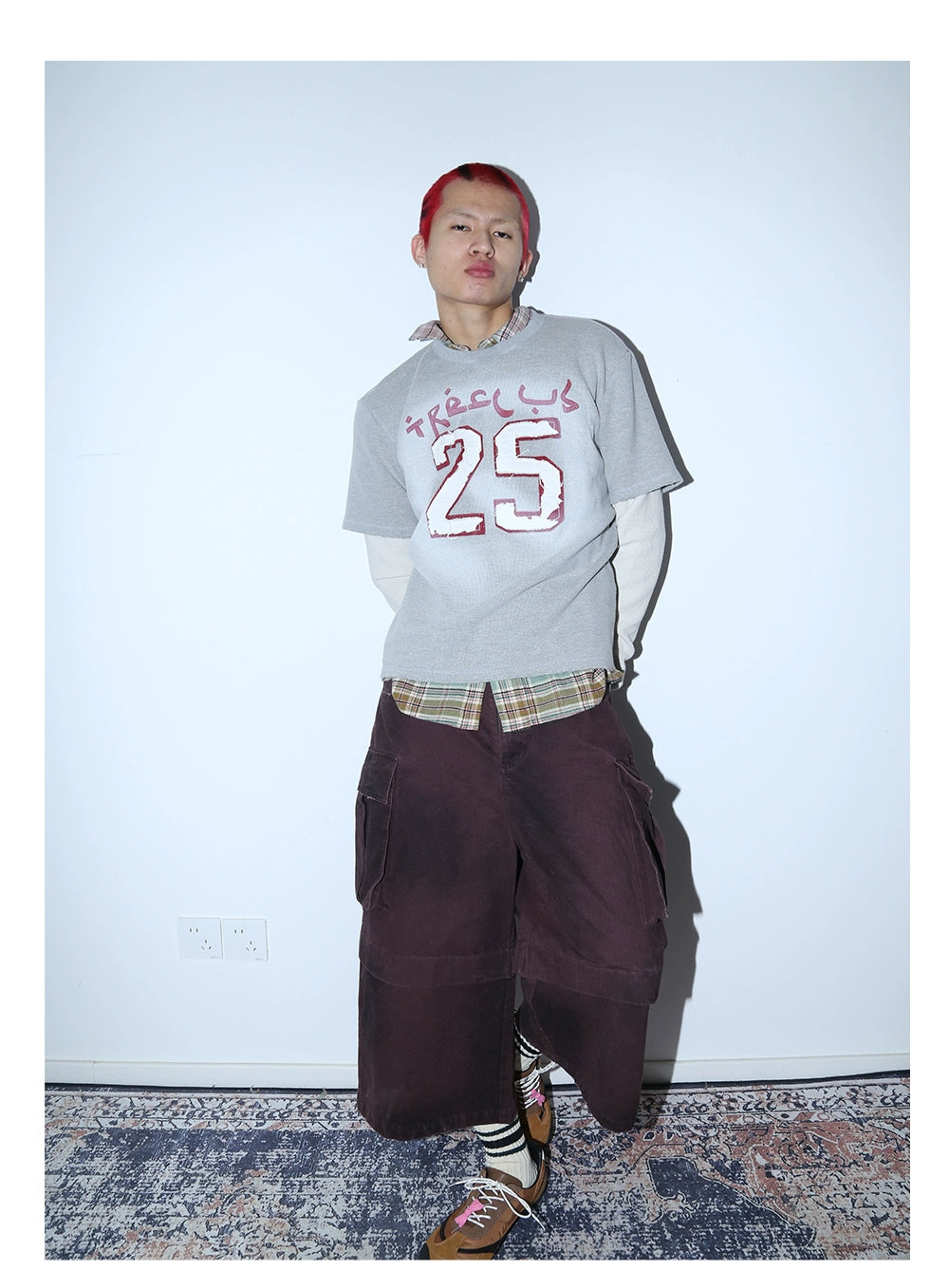 Fake Layered Long Sleeve T-Shirt