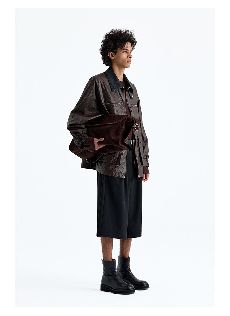 PU-coated Safari Jacket