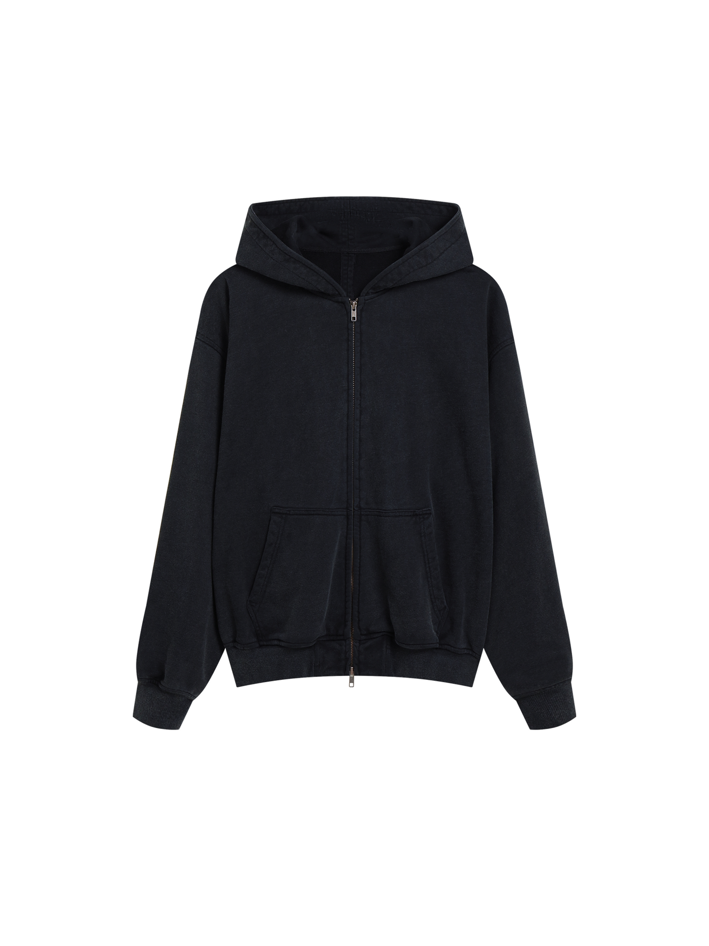 VINTAGE BOXY ZIP HOODIE